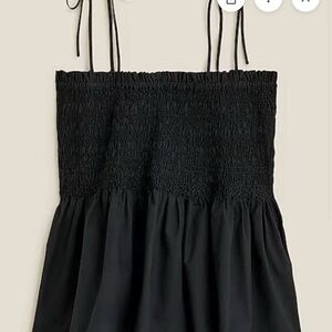 JCREW PALOMA babydoll camisole black